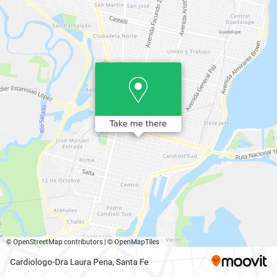 Mapa de Cardiologo-Dra Laura Pena