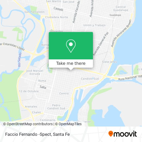 Faccio Fernando -Spect map