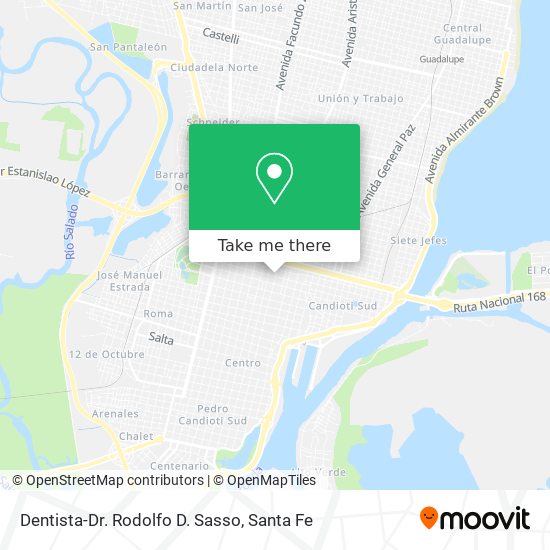 Dentista-Dr. Rodolfo D. Sasso map