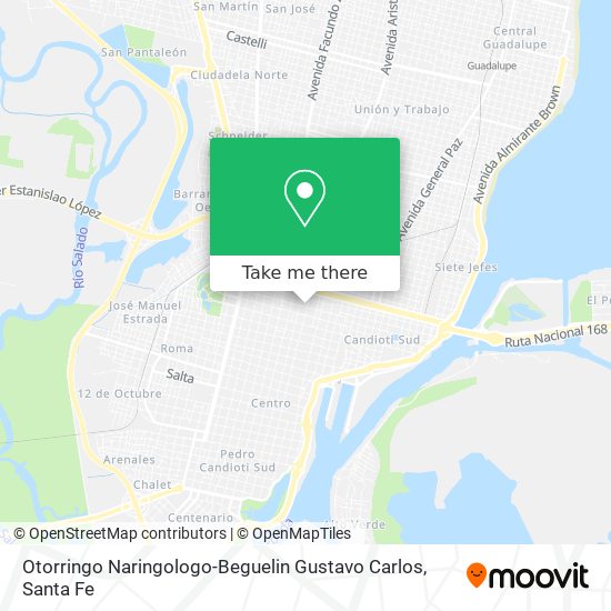 Otorringo Naringologo-Beguelin Gustavo Carlos map