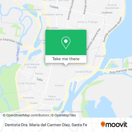Dentista-Dra. María del Carmen Diez map
