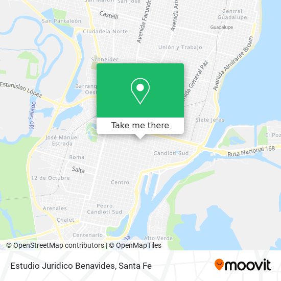 Estudio Juridico Benavides map
