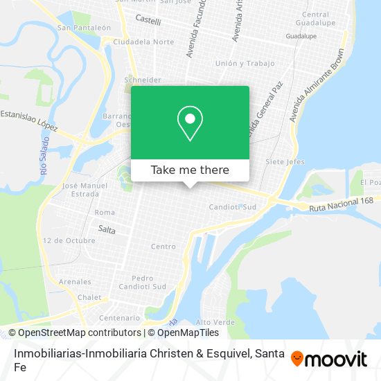 Mapa de Inmobiliarias-Inmobiliaria Christen & Esquivel