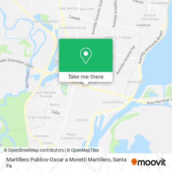 Martillero Publico-Oscar a Moretti Martillero map