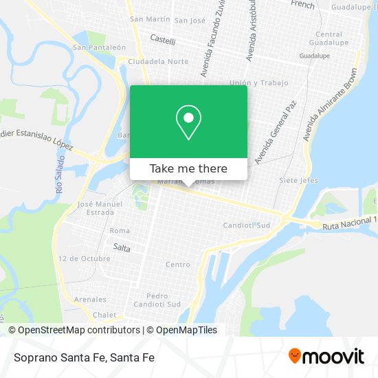 Soprano Santa Fe map