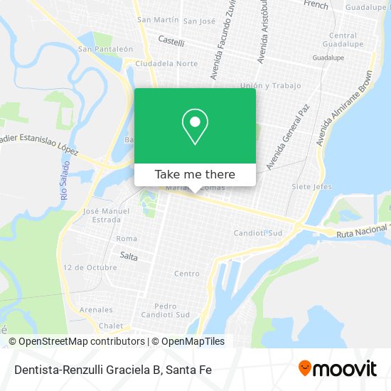 Dentista-Renzulli Graciela B map