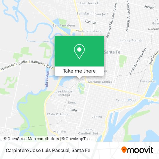 Mapa de Carpintero Jose Luis Pascual