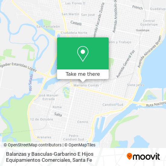 Balanzas y Basculas-Garbarino E Hijos Equipamientos Comerciales map