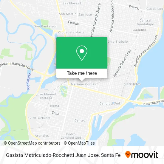 Gasista Matriculado-Rocchetti Juan Jose map