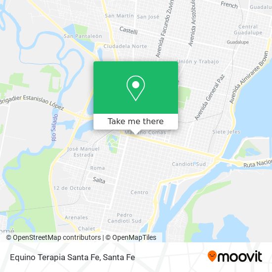 Equino Terapia Santa Fe map