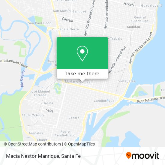 Mapa de Macia Nestor Manrique
