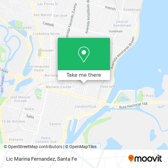 Mapa de Lic Marina Fernandez