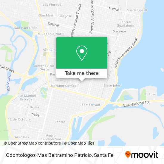 Mapa de Odontologos-Mas Beltramino Patricio