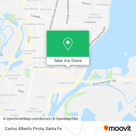 Carlos Alberto Pirola map