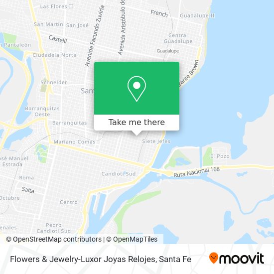 Mapa de Flowers & Jewelry-Luxor Joyas Relojes