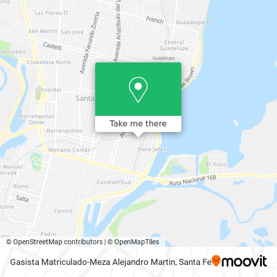 Gasista Matriculado-Meza Alejandro Martin map