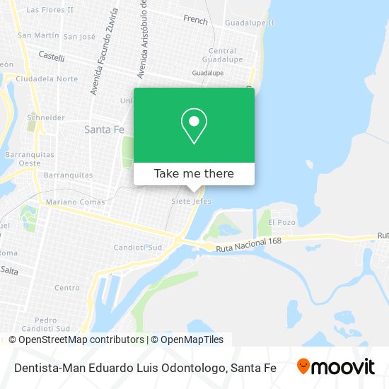 Dentista-Man Eduardo Luis Odontologo map