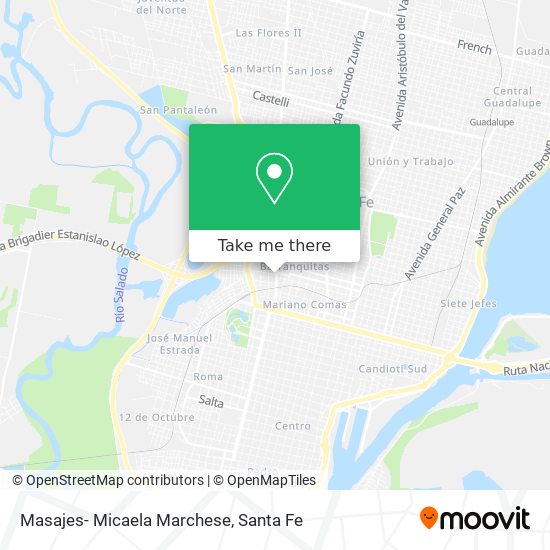 Masajes- Micaela Marchese map