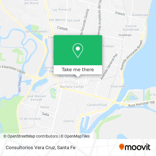 Consultorios Vera Cruz map