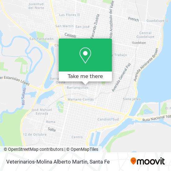 Mapa de Veterinarios-Molina Alberto Martin