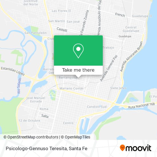 Psicologo-Gennuso Teresita map