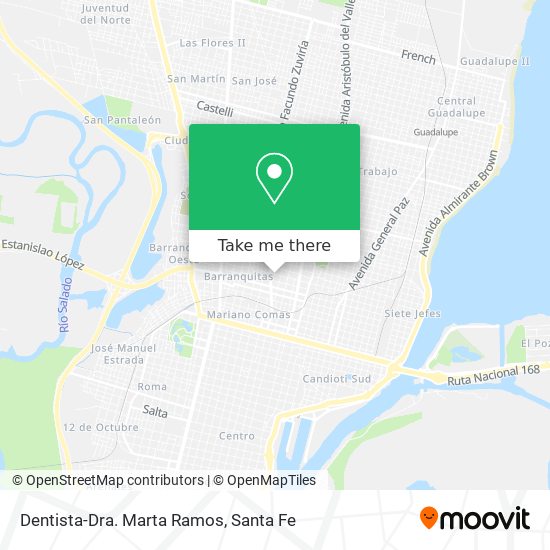 Mapa de Dentista-Dra. Marta Ramos