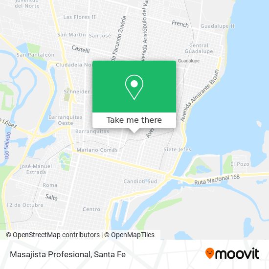 Masajista Profesional map