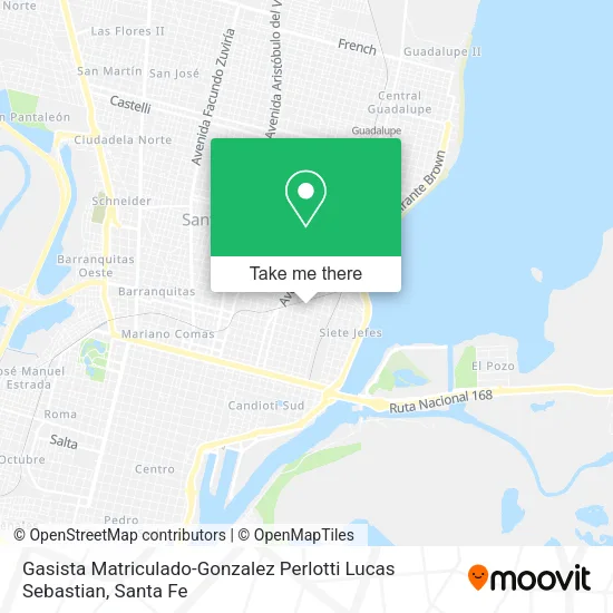 Gasista Matriculado-Gonzalez Perlotti Lucas Sebastian map