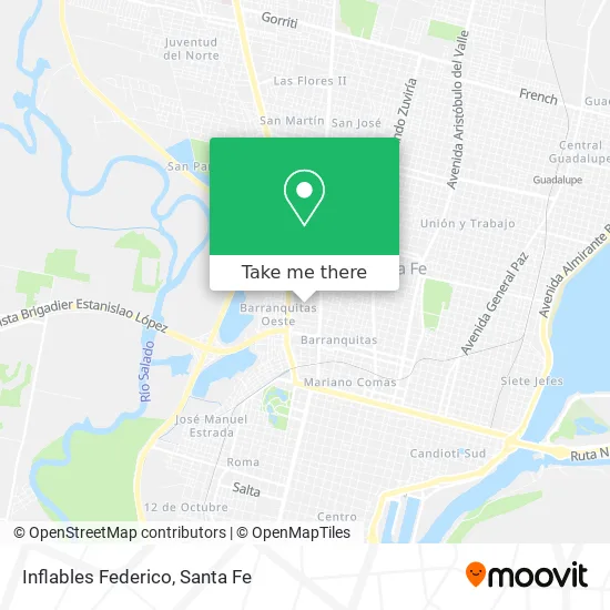 Inflables Federico map
