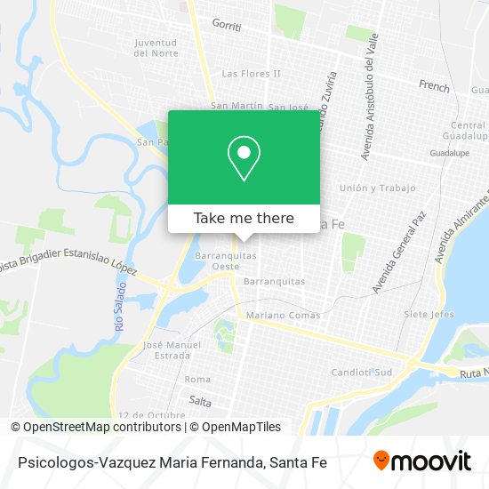 Psicologos-Vazquez Maria Fernanda map