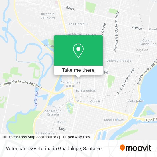 Veterinarios-Veterinaria Guadalupe map