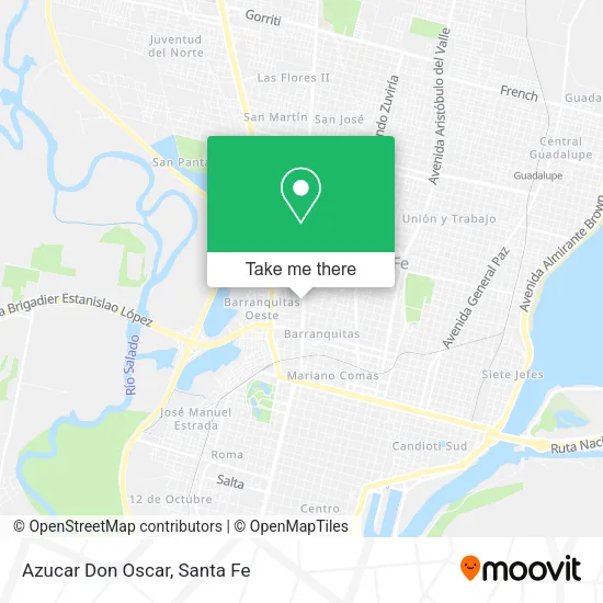 Azucar Don Oscar map