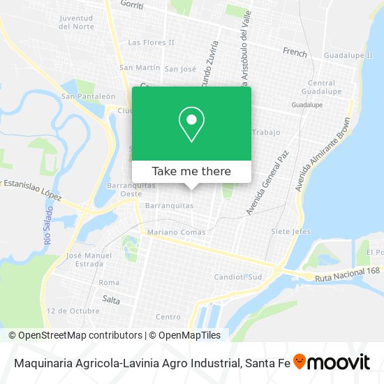 Mapa de Maquinaria Agricola-Lavinia Agro Industrial