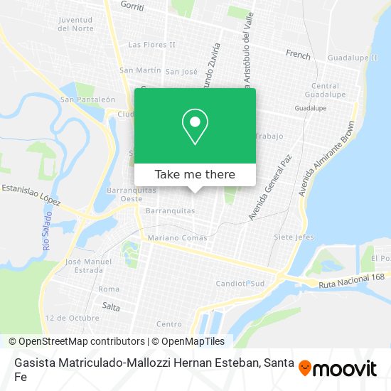 Gasista Matriculado-Mallozzi Hernan Esteban map