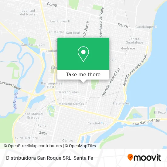 Distribuidora San Roque SRL map
