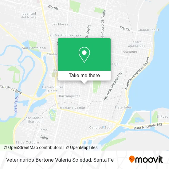 Veterinarios-Bertone Valeria Soledad map