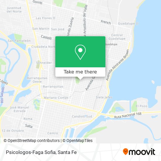 Psicologos-Faga Sofia map