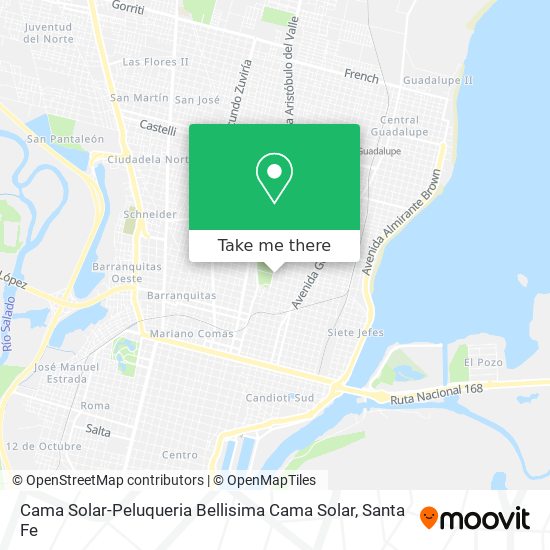 Cama Solar-Peluqueria Bellisima Cama Solar map