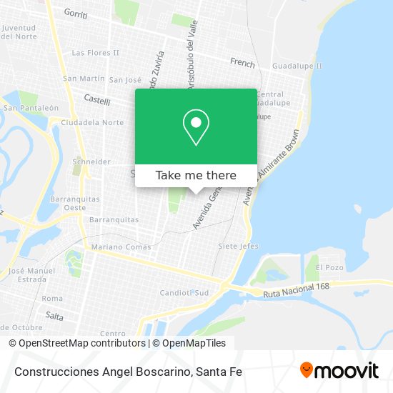 Construcciones Angel Boscarino map