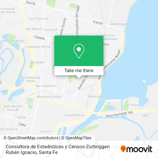 Consultora de Estadisticas y Censos-Zurbriggen Rubén Ignacio map