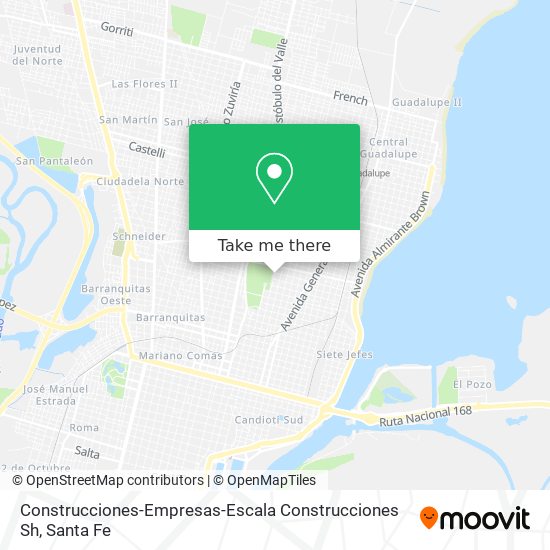 Construcciones-Empresas-Escala Construcciones Sh map