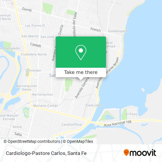 Mapa de Cardiologo-Pastore Carlos