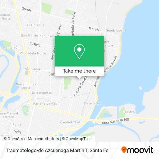 Traumatologo-de Azcuenaga Martín T map