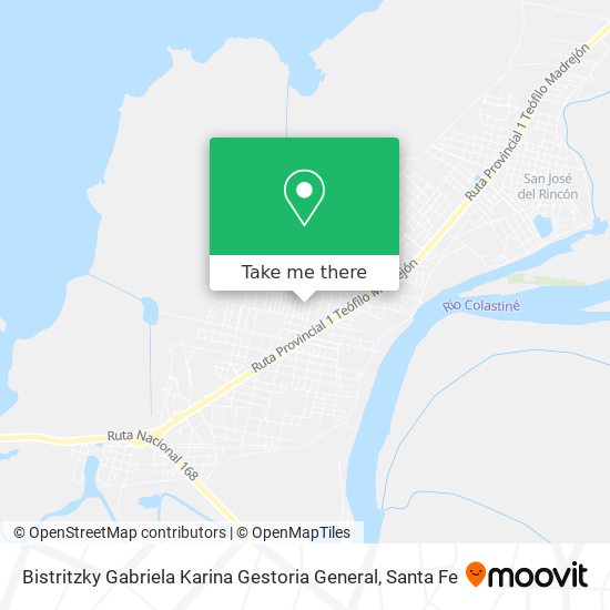 Bistritzky Gabriela Karina Gestoria General map