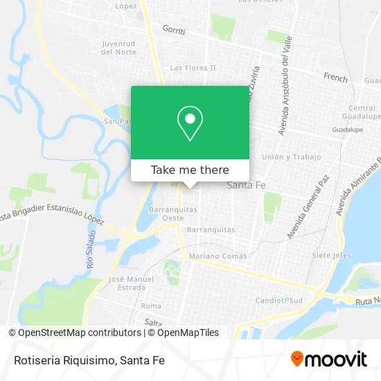 Rotiseria Riquisimo map
