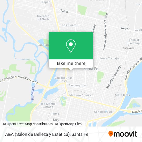 A&A (Salón de Belleza y Estética) map