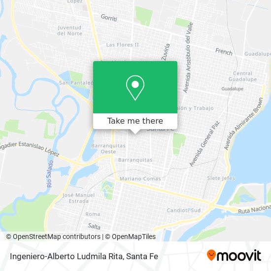 Ingeniero-Alberto Ludmila Rita map