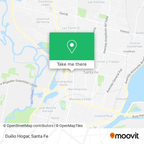 Duilio Hogar map