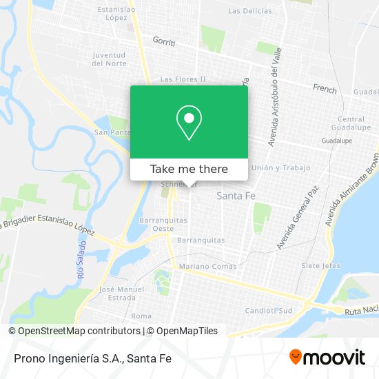 Prono Ingeniería S.A. map