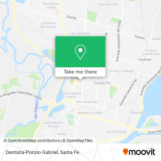 Mapa de Dentista-Ponzio Gabriel